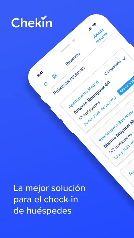 Chekin app screenshot